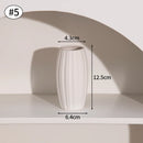 INS Ceramic Vase White Nordic Decorative Flower Pot For Home Decor