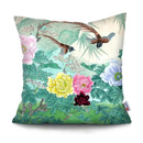 45x45CM Tropical Plant Parrot Sofa Cushion Cover Set Decorative