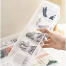 Transparent Data Cable Organizer Case With Lid Dustproof Card Storage Box