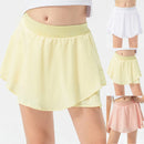 Girls Yoga Sports Skirt Breathable Lightweight Fitness Running Skirt Pants