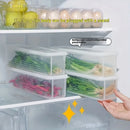 2pcs Transparent Refrigerator Storage Box For Food Preservation