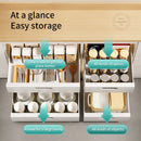 In-Cabinet Pulley Drawer Organizer Kitchen Shelf Spice Storage Box