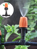 Fog Nozzles Irrigation Kit Garden Misting System With Hose Connector