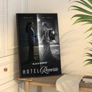 B-BLACK Mirror Wall Poster Self Adhesive For Bedroom Living Room