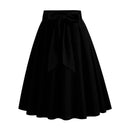 Blue Pink A-Line Short Skirt Women Summer High Waisted Pleated Skirt