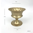 Metal Vase Golden Decorative Flower Arrangement Sculpture Ornament