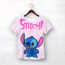 Girls Kawaii Stitch T-shirt Toddler Cartoon Short Sleeve Tee