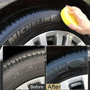 Black Shiny Tire Wax Durable Protection Prevents Cracks Whitens Tires