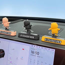Car Dashboard Decoration Skateboard Bear Magnetic Number Plate