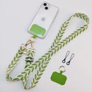 Mobile Phone Lanyard With Pearl Pendant Two Color Options