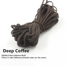 3MM 5M Faux Suede Leather Cord Flat Velvet Beading Thread Cord