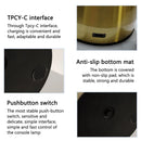 Mushroom Table Lamp LED Touch Sensor Three Color Dimming Rechargeable