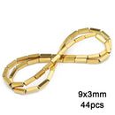 Gold Plated Hematite Beads Star Heart Shapes Loose Jewelry Beads