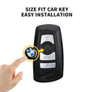 Car Remote Key Stickers Badge Emblem Accessories For BMW E90 E34 E36 E39