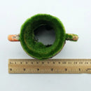 Resin Aquarium Vase With Moss Decoration For Fish And Shrimp Tanks