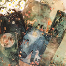 DIY Scrapbook Decoration Paper Set With Fantasy Forest Papers Stickers