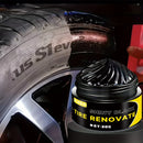 Black Shiny Tire Wax Durable Protection Prevents Cracks Whitens Tires