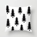 Black And White Geometric Cushion Cover Cube Letter Print Sofa Pillow