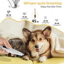 Dog Paw Trimmer With LED Light Waterproof Cordless Pet Grooming Tool