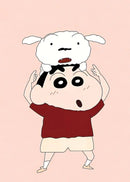 Shinchan Canvas Wall Art Cute Cartoon Kids Bedroom Decor Poster