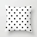 Black And White Geometric Cushion Cover Cube Letter Print Sofa Pillow