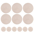 Set Of 12 Round Braided Table Mats Non Slip Heat Resistant Pads