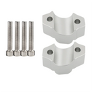 Handlebar Riser Clamp Extend Adapter For XSR900 Motorcycle Silver