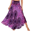 Boho Maxi Skirt Women Vintage Two Way Wear Beach Dress Skirt