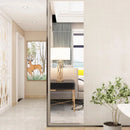 4pcs 3D Mirror Wall Stickers 30x30cm Thick Self-adhesive Decor