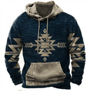 Vintage Ethnic Hoodie Oversized 3D Print Hooded Sweatshirt Unisex
