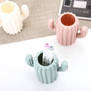 Creative Cactus Vase Plastic Desktop Organizer Pen Pencil Holder Container