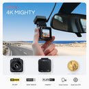 Vantrue Element1 Pro 4K Dash Cam Front HDR Night Vision GPS WiFi