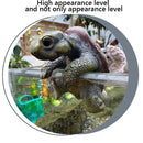 CuteGarden Tortoise Figurine Turtle Statue Hanging Ornament Planter Decor