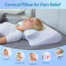 Memory Foam Cervical Pillow Ergonomic Contour Neck Support Orthopedic