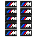 Carbon Fiber Steering Wheel Emblem 2 5 10 Pcs For BMW F30 F10 X5 X6