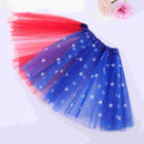 American Flag Tutu Skirt For Girls Patriotic Summer Dress Kids