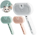 3 In 1 Cat Steam Brush Hair Removal Comb For Shedding Grooming