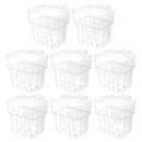 8 Pcs Aquarium Hanging Planter Acrylic Decorative Plant Pot Cups