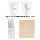 FAIS 10oz Disposable Measuring Cups With Stirring Sticks For Resin Mixing