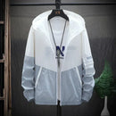 Waterproof Hooded Jacket Men Women Quick Dry Sun Protection Windbreaker