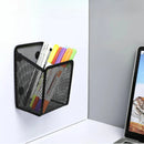 Magnetic Pencil Holder Mesh Desk Organizer Container For Office Home