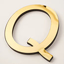 Golden Mirror Acrylic Wall Sticker Large 20cm DIY English Letters Decor