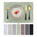 Kitinjoy Heat Resistant Placemats Waterproof Faux Leather Table Mats Easy Clean