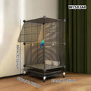 Birdcage Metal Mesh Parrot Pigeon Starling Villa Cage Acacia