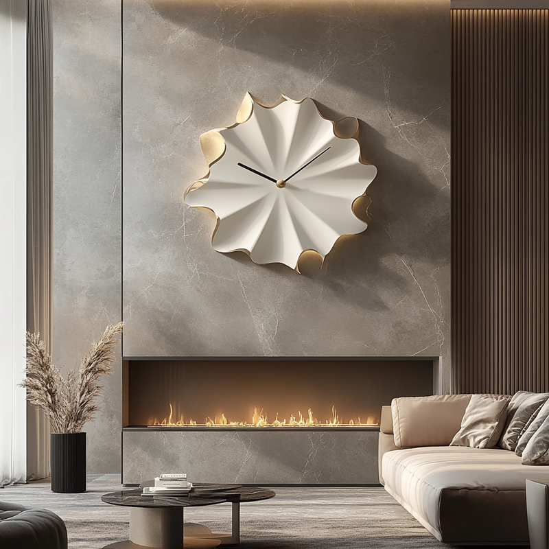 MCDFL Luxury 3D Wall Clock Modern Decorative Timepiece for Living Room Kitchen Bedroom
