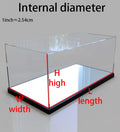 Acrylic Display Case Clear Mirror Dustproof Storage For Collectibles
