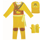 Ninja Cosplay Costume Kids Jumpsuit Set For Party Halloween Christmas