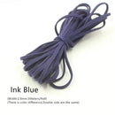 3MM 5M Faux Suede Leather Cord Flat Velvet Beading Thread Cord
