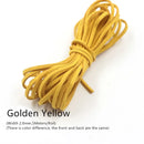 3MM 5M Faux Suede Leather Cord Flat Velvet Beading Thread Cord