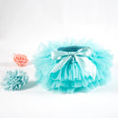 Baby Girls Tulle Tutu Skirt 2pcs Bloomers Headband Set Rainbow